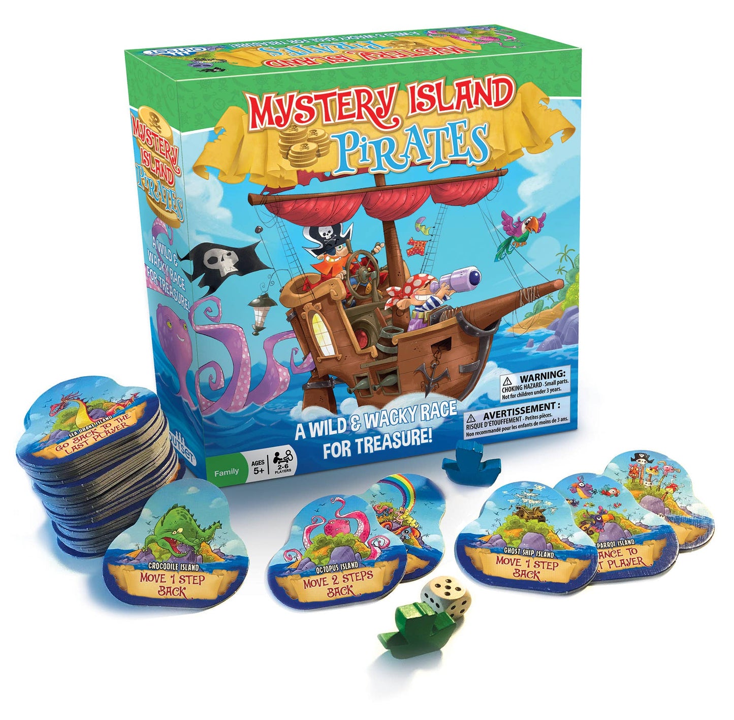 Mystery Island Pirates Game 🏴 ☠️ (Tile Game - Ages 5+)