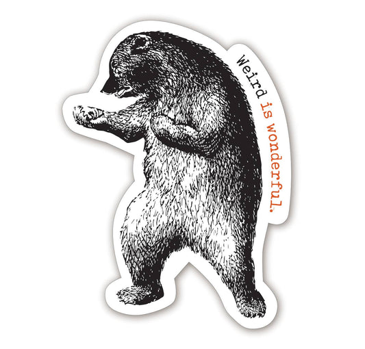 Weird is Wonderful Sticker