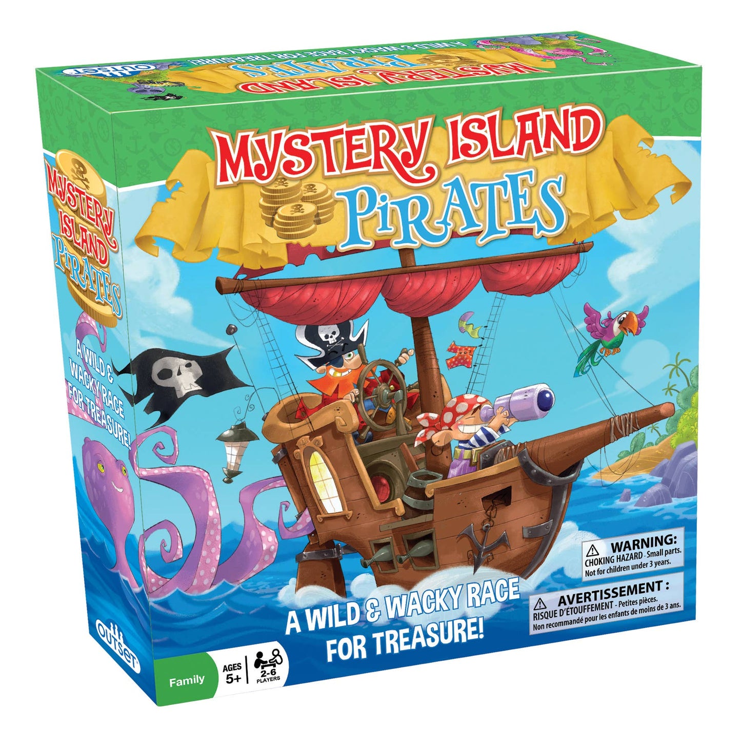 Mystery Island Pirates Game 🏴 ☠️ (Tile Game - Ages 5+)